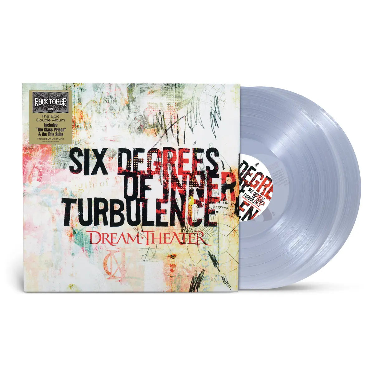 DREAM THEATER 'SIX DEGREES OF INNER TURBULENCE' 2LP (Clear Vinyl)