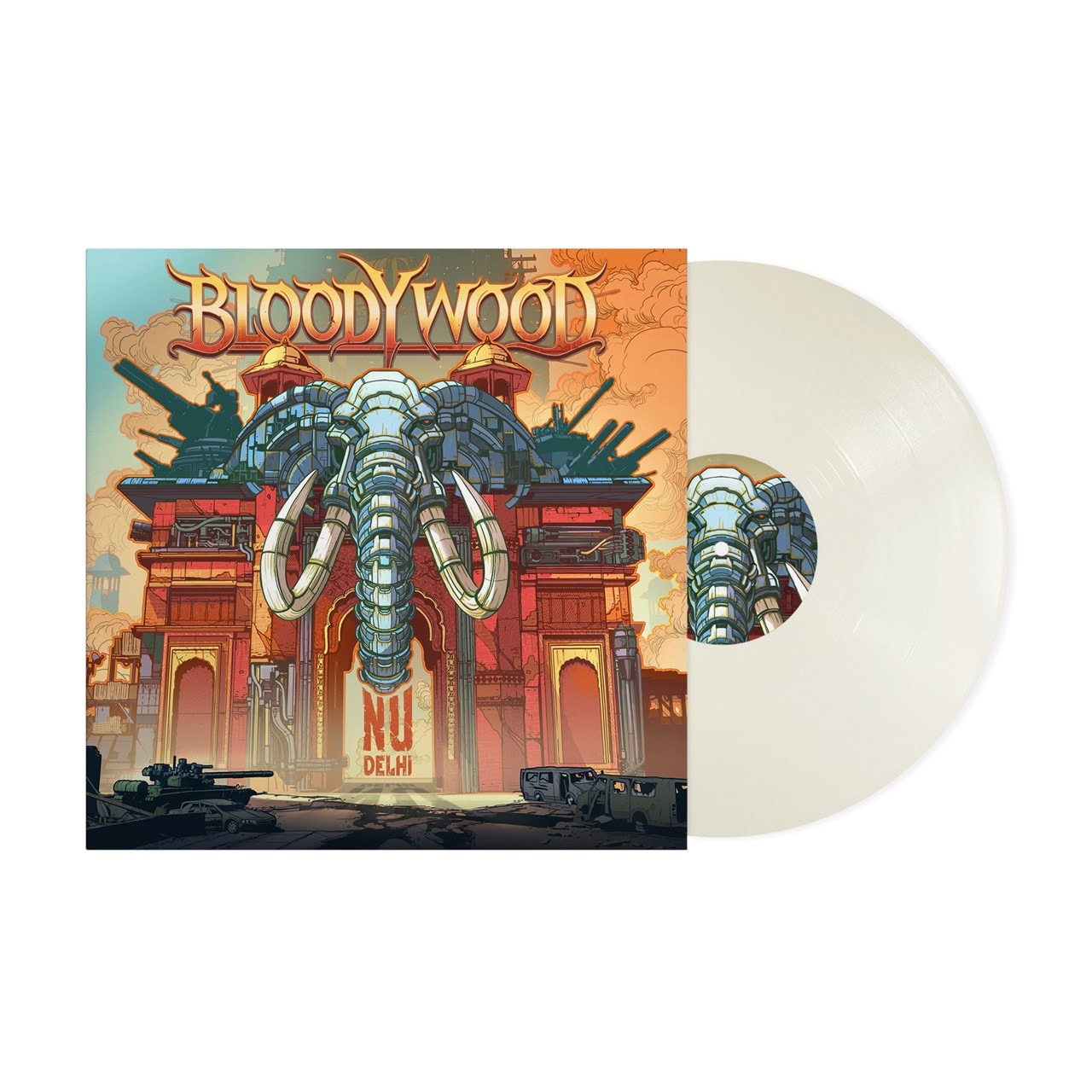 BLOODYWOOD 'NU DEHLI' LP (White Vinyl)