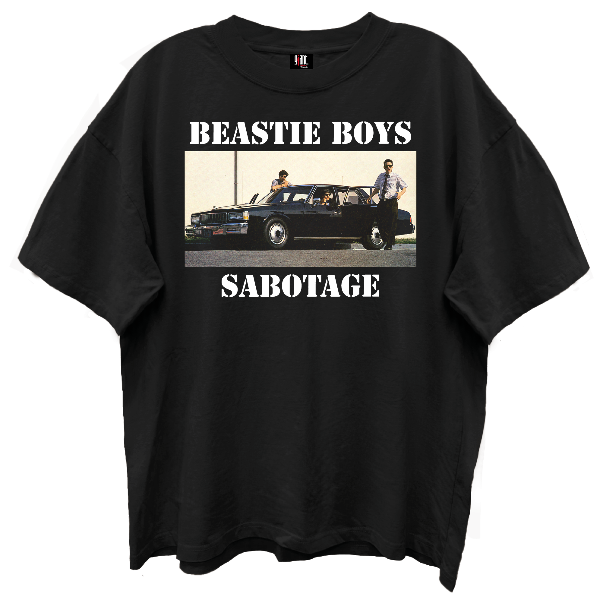 BEASTIE BOYS SABATOGE LIMO BLACK T-SHIRT/GIANT VINTAGE