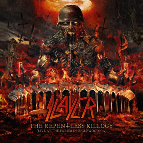 SLAYER 'THE REPENTLESS KILLOGY (LIVE AT THE FORUM IN INGLEWOOD, CA)' 2LP (Amber Smoke Vinyl)