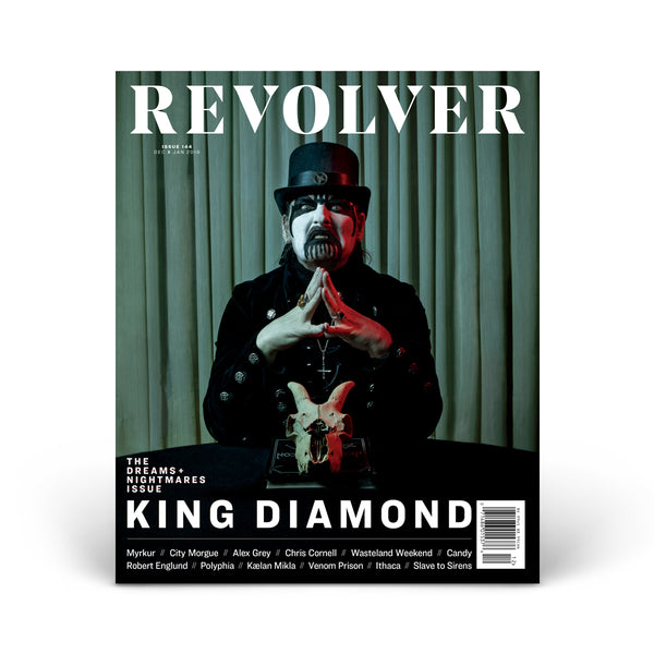 REVOLVER DEC/JAN 2019 THE DREAMS AND NIGHTMARES ISSUE COVER 4 FEATURING KING DIAMOND