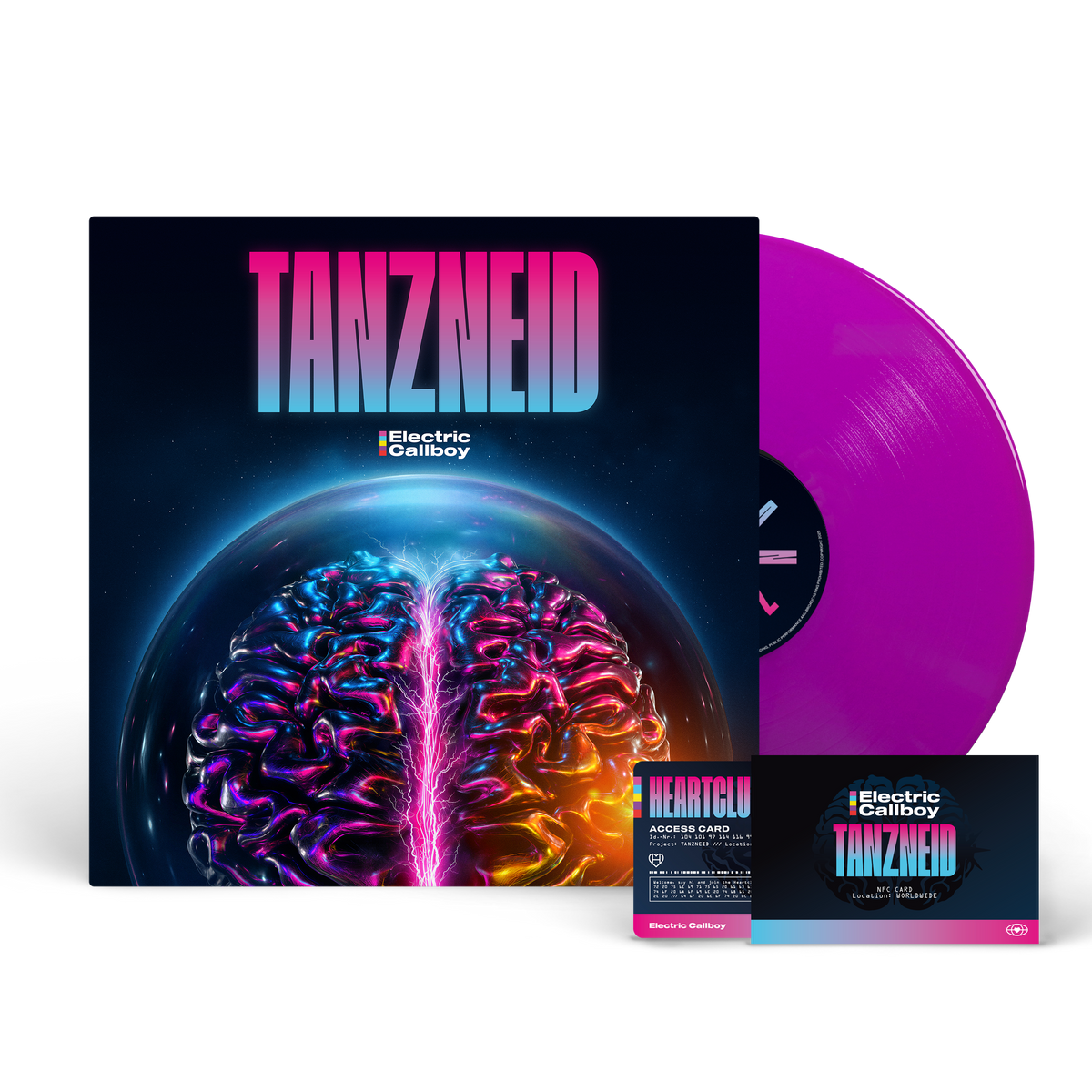 ELECTRIC CALLBOY 'TANZNEID' LP (Exclusive – Limited to 300, Neon Viole ELECTRIC CALLBOY 'TANZNEID' LP (Exclusive – Limited to 300, Neon Viole