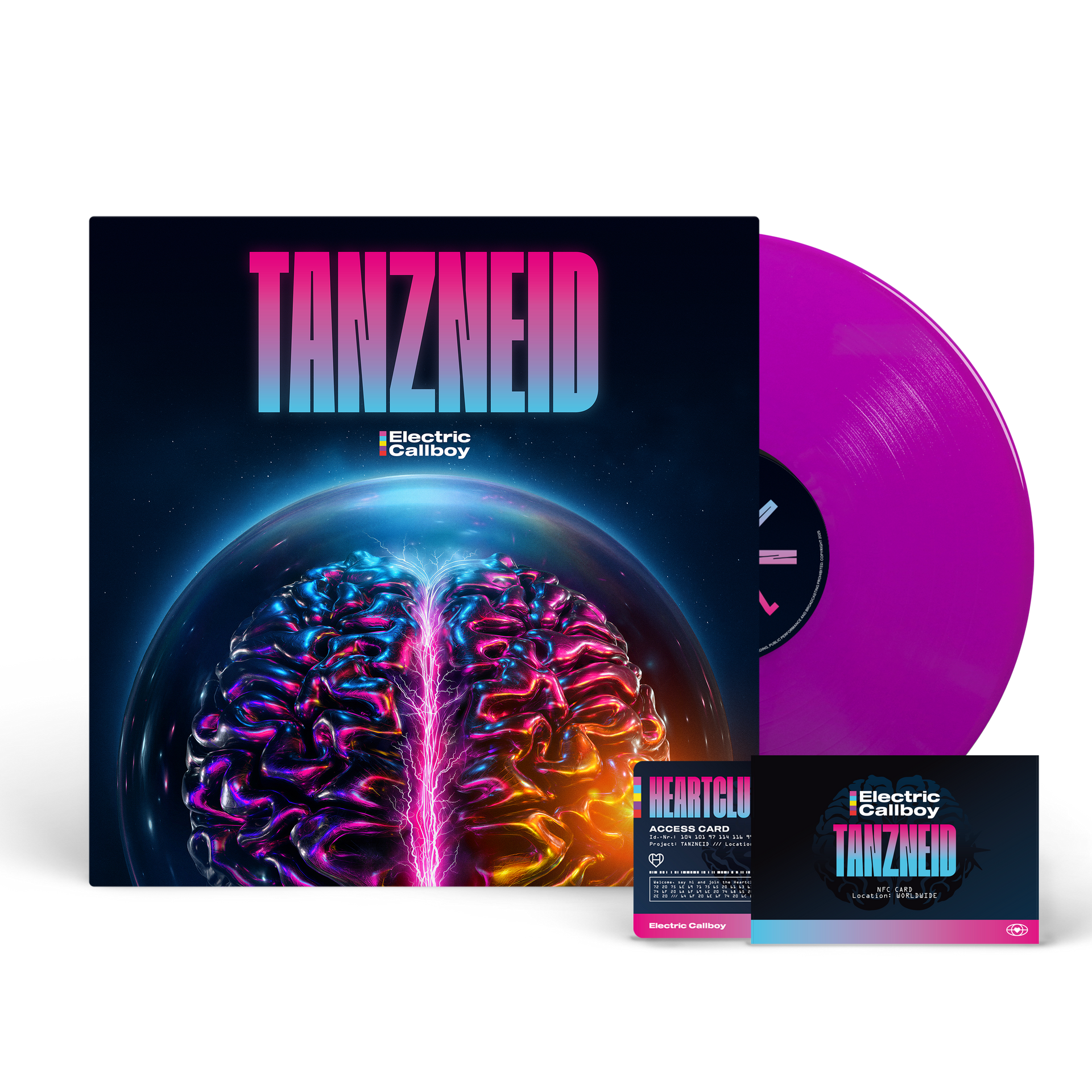 ELECTRIC CALLBOY 'TANZNEID' LP (Exclusive – Limited to 300, Neon Viole