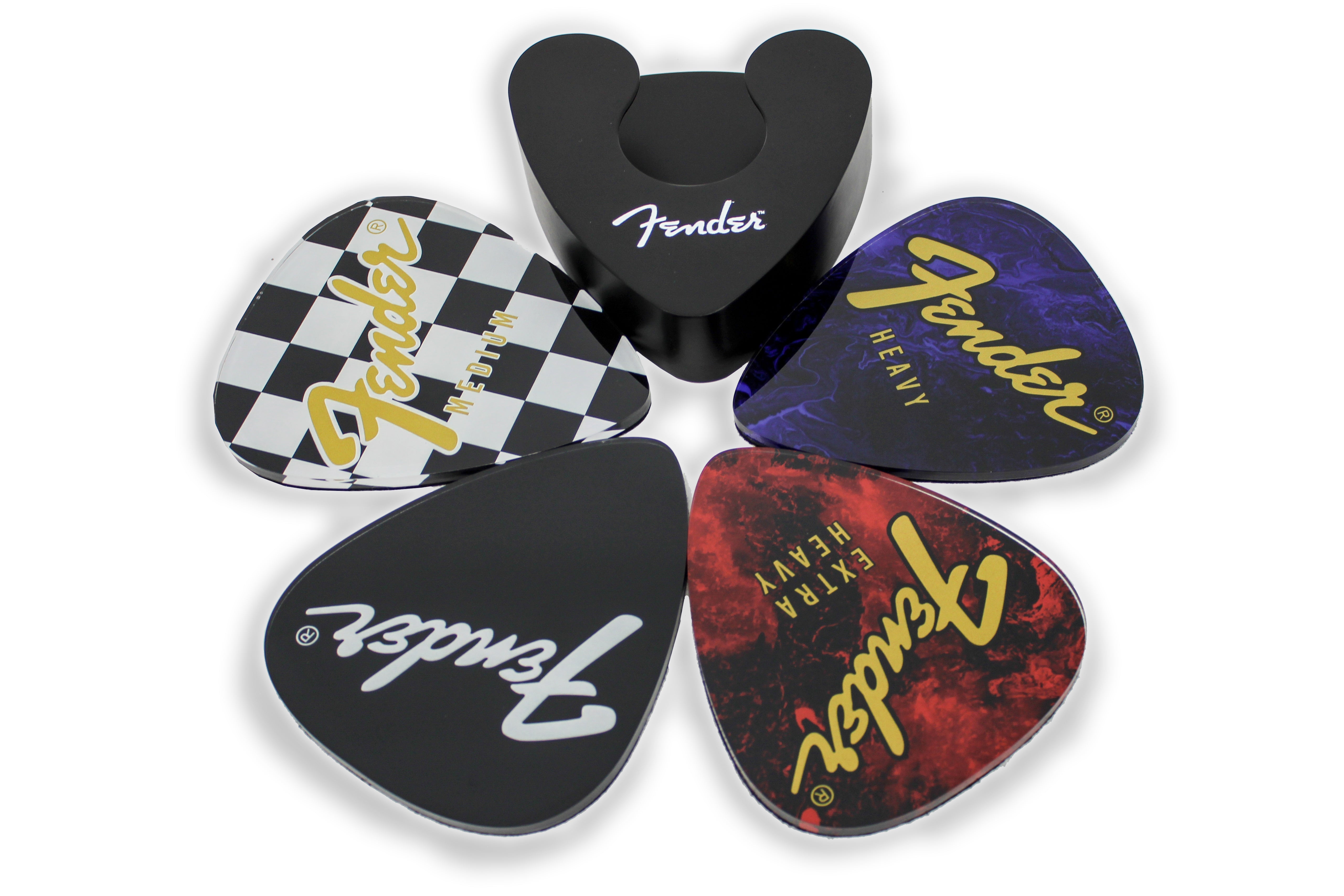 FENDER GUITAR PICK SHAPED COASTERS (SET OF 4)