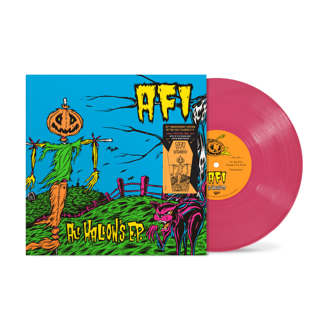 AFI 'ALL HALLOW'S' 10" EP (25th Anniversary, Reissue, Pink Vinyl)