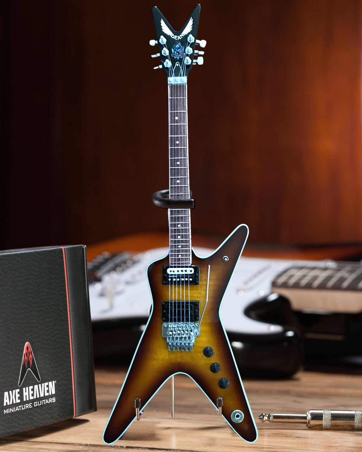LICENSED DEAN DIMEBAG DARRELL FBD TRIBUTE ML MINI GUITAR MODEL - FAR BEYOND DRIVEN