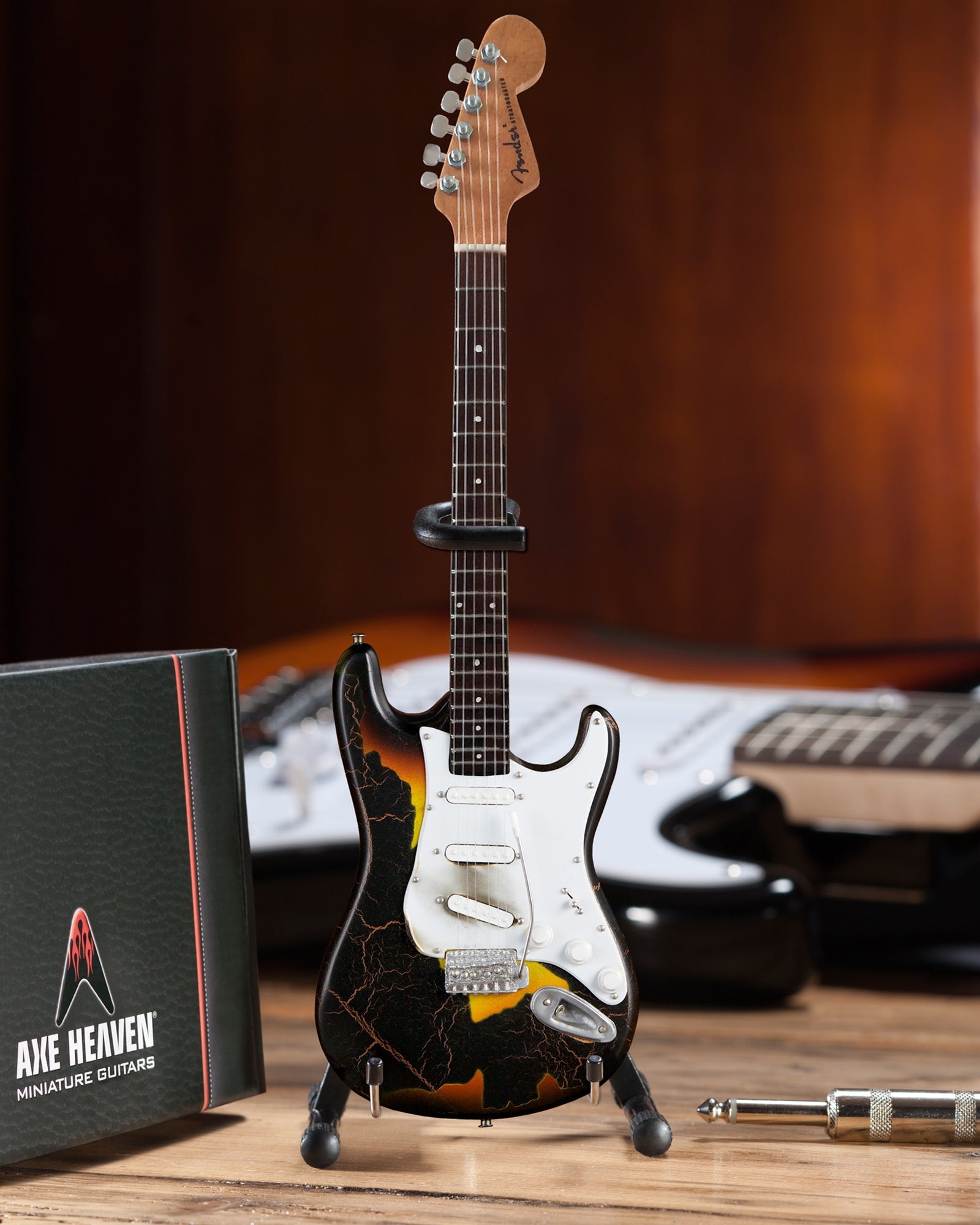 SET OF 3 SIGNATURE JIMI HENDRIX FENDER™ STRATOCASTER™ MINI GUITARS