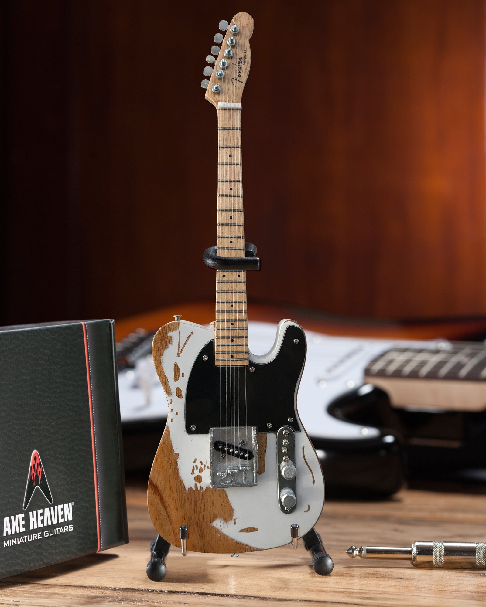 OFFICIALLY LICENSED MINIATURE FENDER™ VINTAGE ESQUIRE TELE™ GUITAR REPLICA