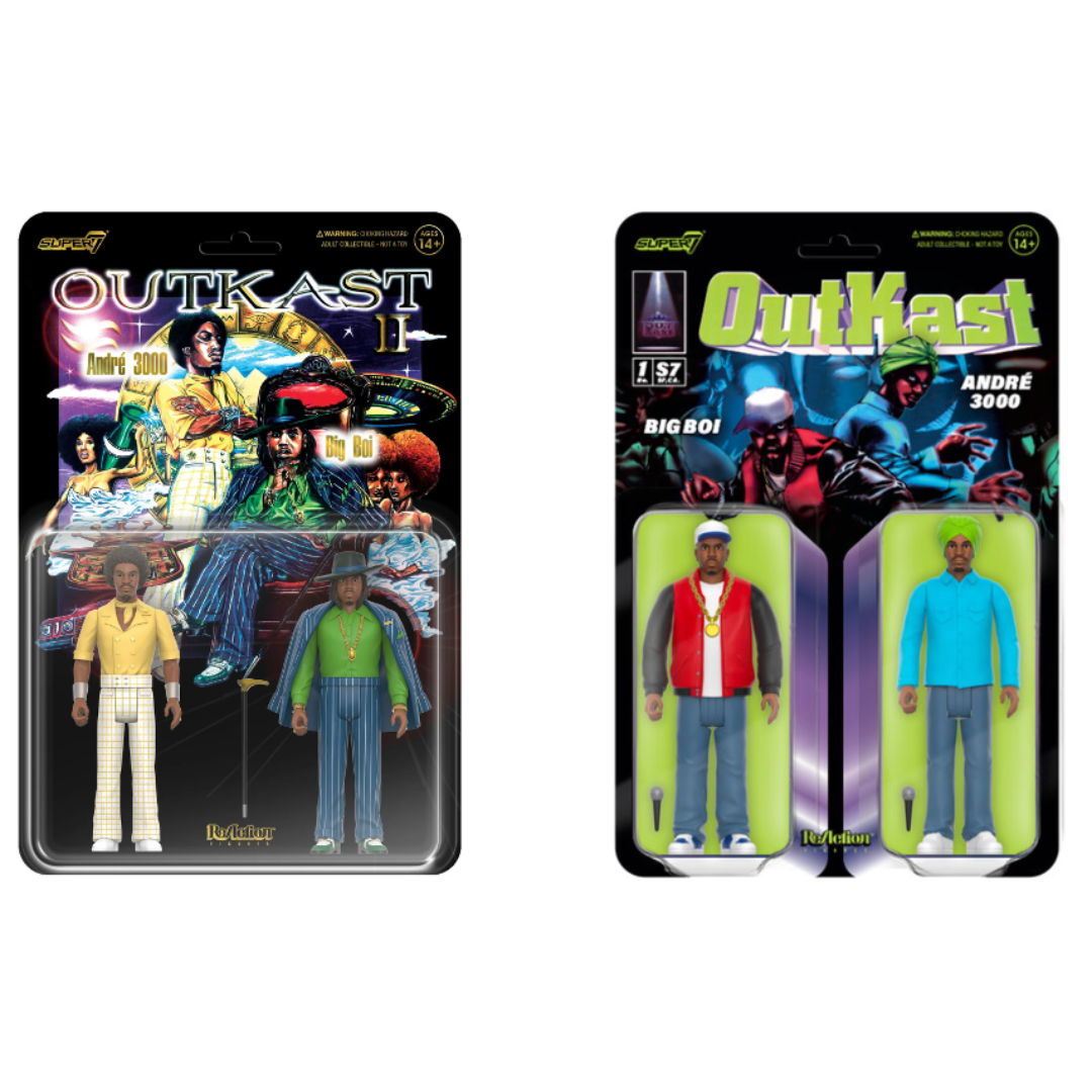 OUTKAST (AQUEMINI) WAVE 2 & (ATLIENS) WAVE 1 REACTION FIGURE BUNDLE