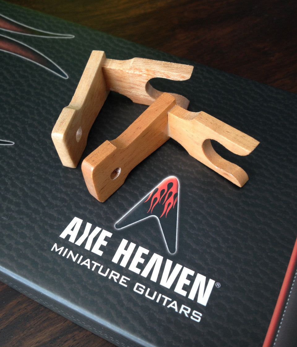 WALLMOUNT MINIATURE GUITAR WALL HANGERS BY AXE HEAVEN® – SET OF 2