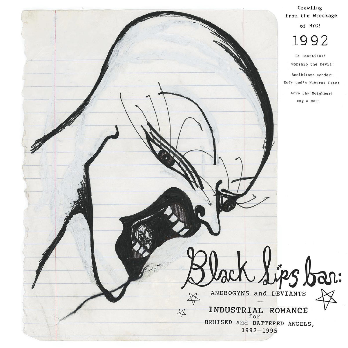 BLACKLIPS BAR: 1992-1995 COMP 2LP (ANOHNI, Christian Death, Diamanda GalÃ¡s, Joey Arias & more)