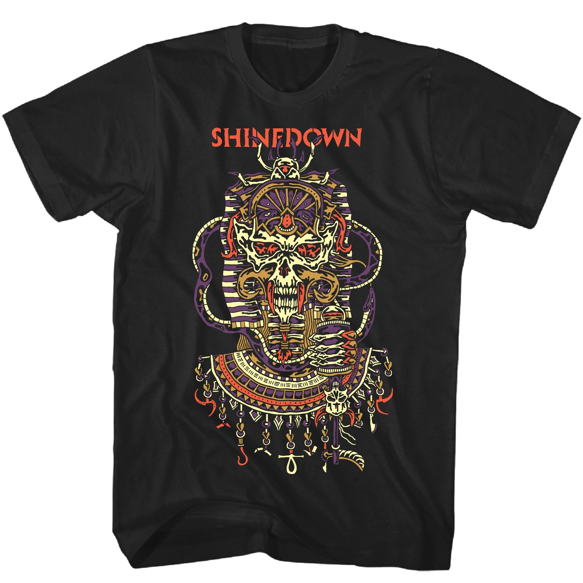 SHINEDOWN "PLANET ZERO SKULL" T-SHIRT