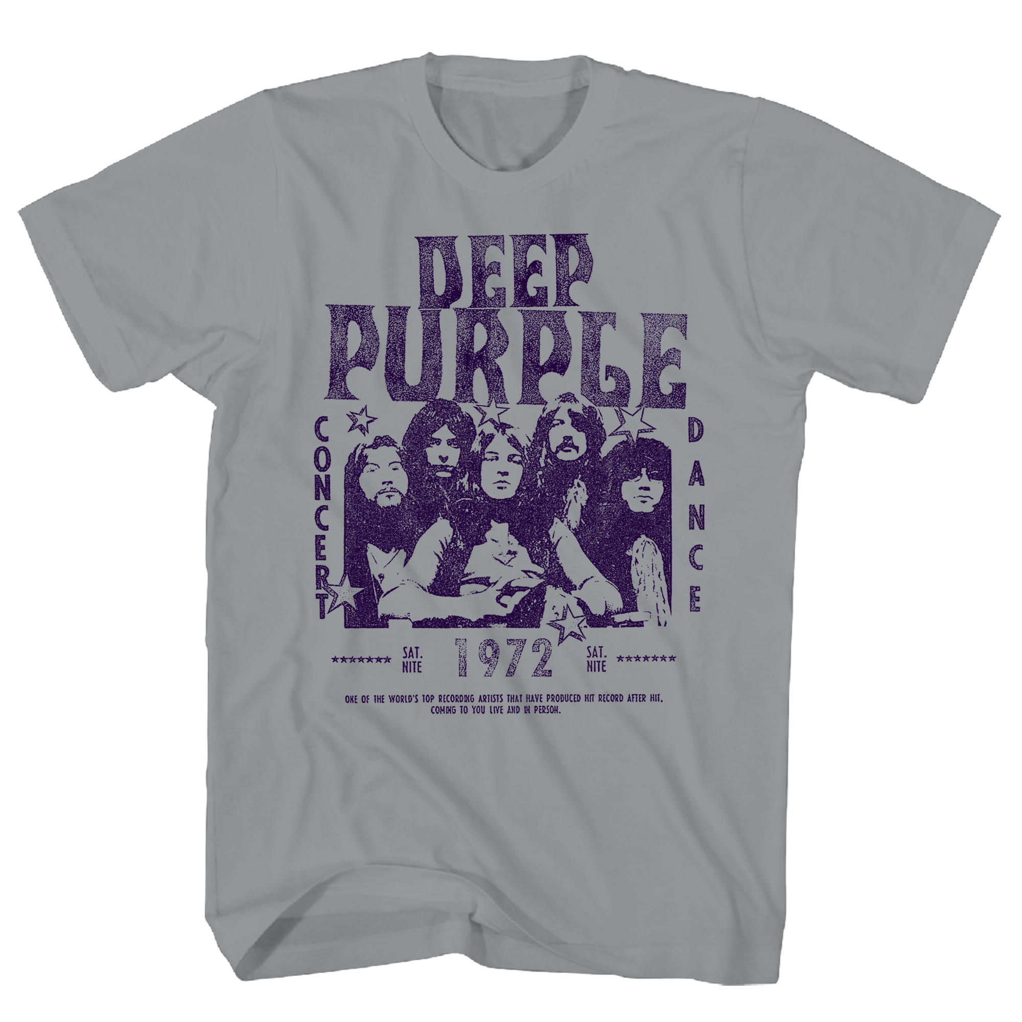 DEEP PURPLE GREY CONCERT 72 T-SHIRT