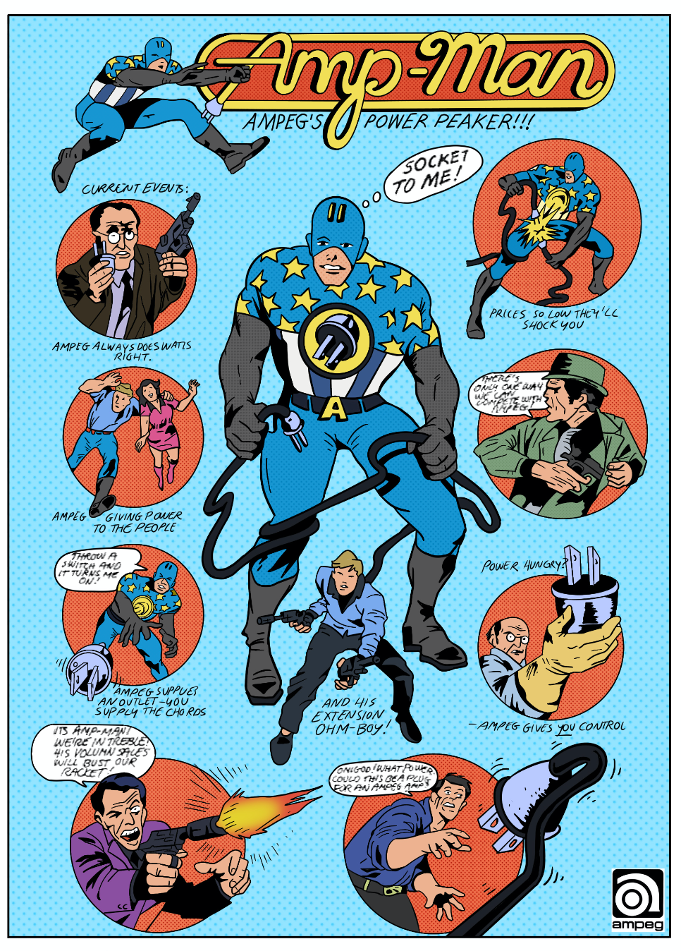 AMP-MAN LIMITED EDITION 1/75 POSTER