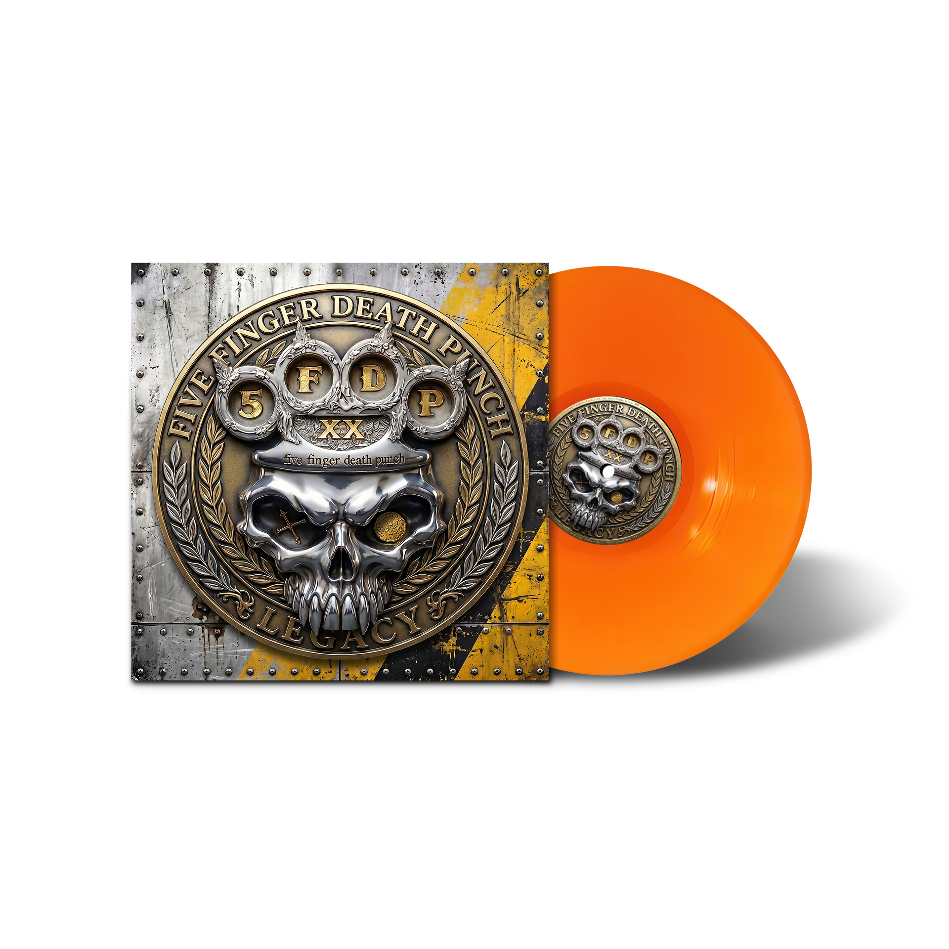 FIVE FINGER DEATH PUNCH 'LEGACY' LP (Exclusive – Limited to 300, Orang