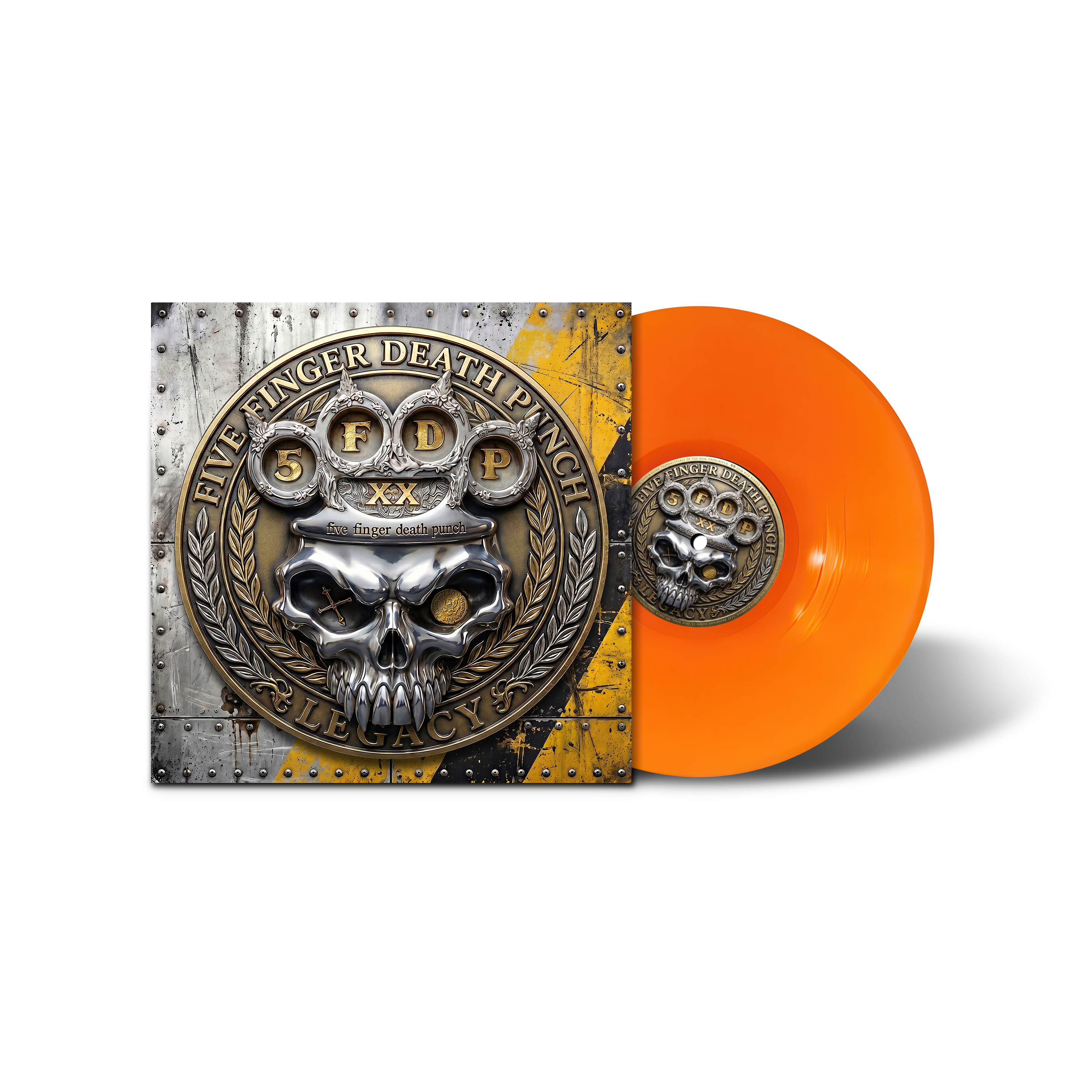 FIVE FINGER DEATH PUNCH 'LEGACY' LP (Exclusive – Limited to 300, Orange Vinyl)