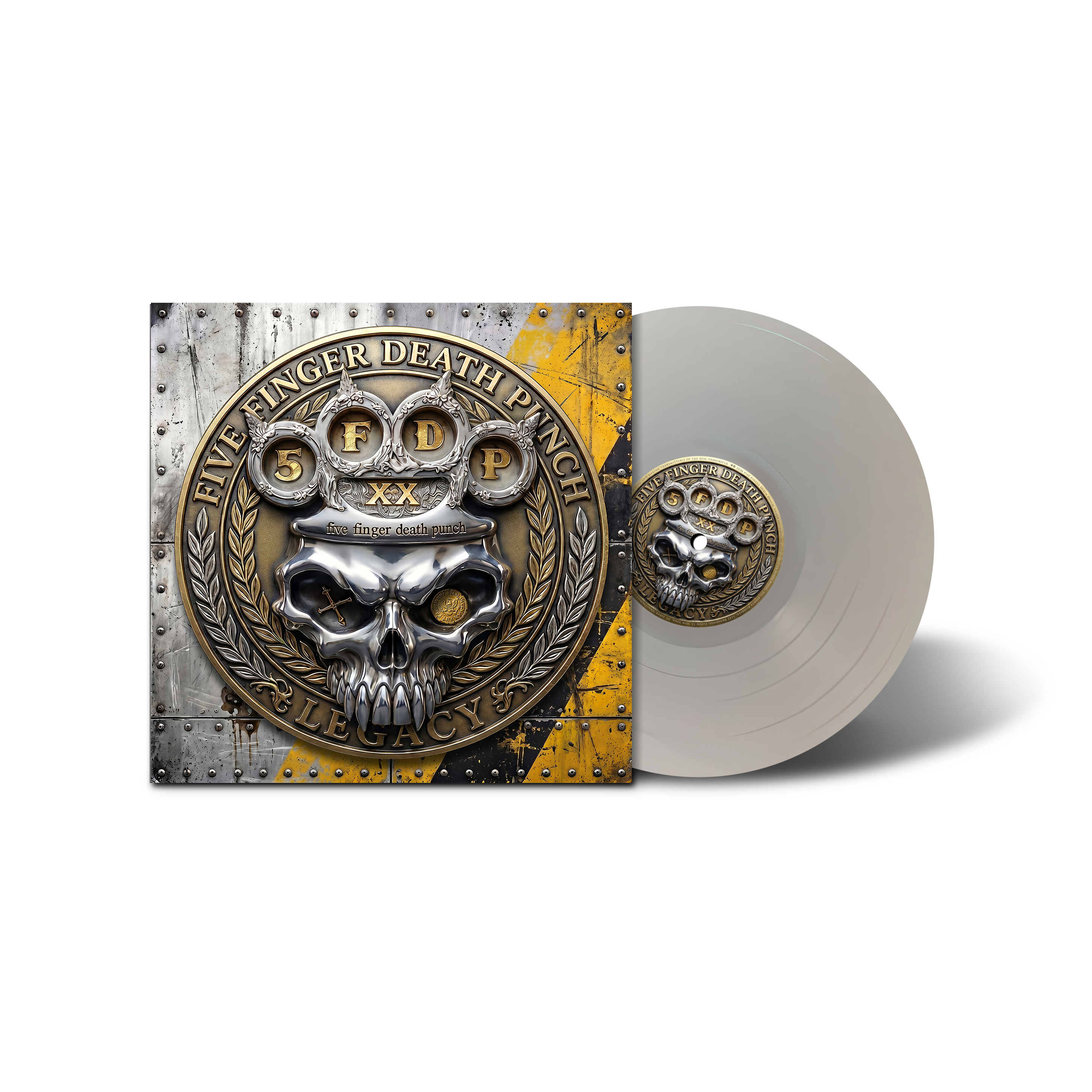FIVE FINGER DEATH PUNCH 'LEGACY' LP (Clear Vinyl)