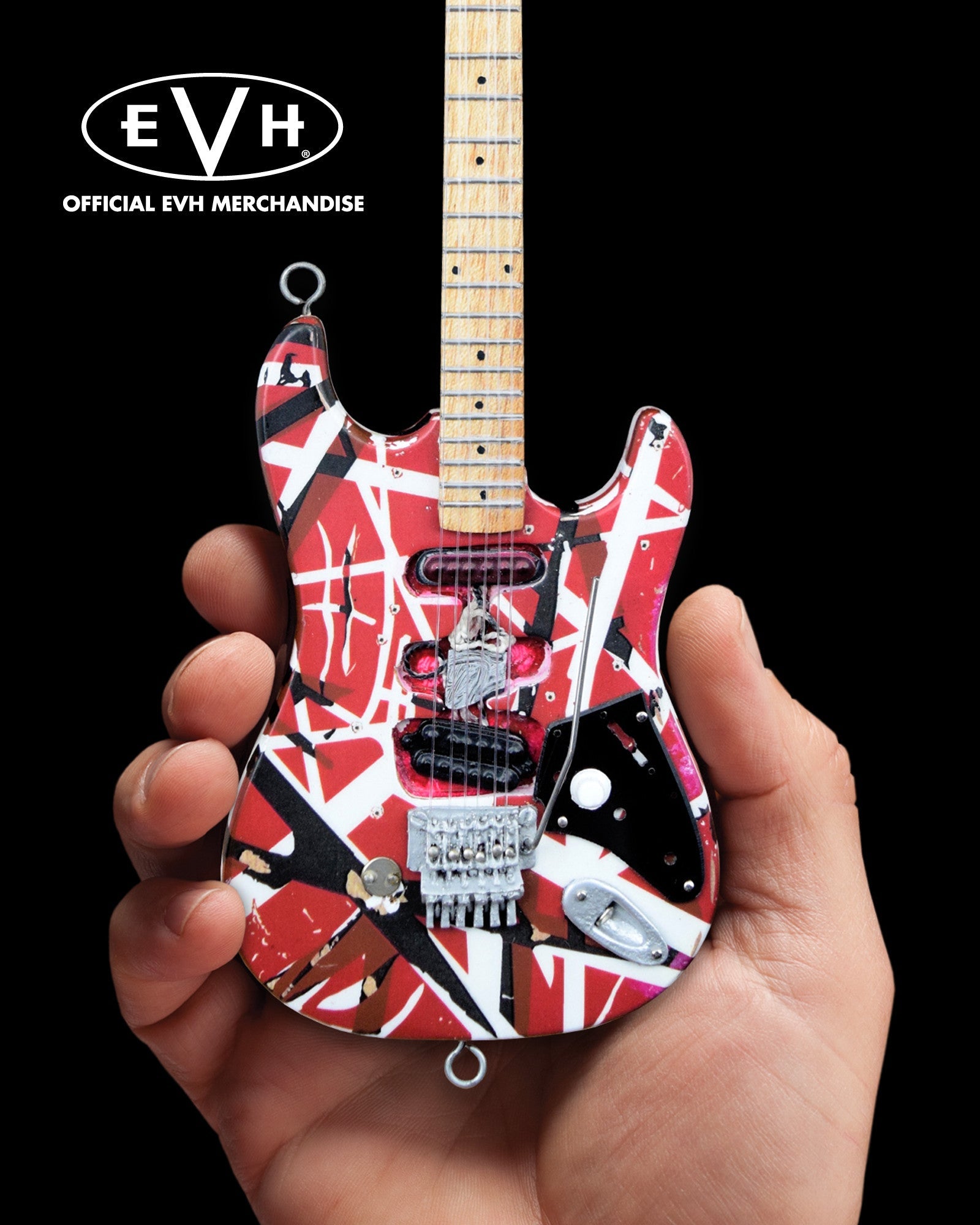 EVH SET OF 3 EDDIE VAN HALEN MINI GUITAR REPLICA COLLECTIBLES - OFFICI