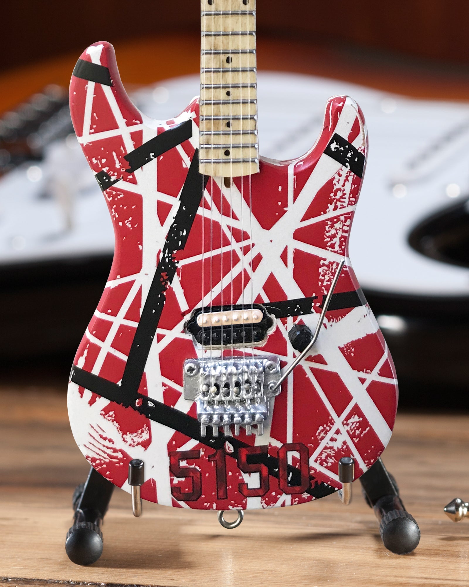 EVH 5150 EDDIE VAN HALEN MINI GUITAR REPLICA COLLECTIBLE - OFFICIALLY LICENSED