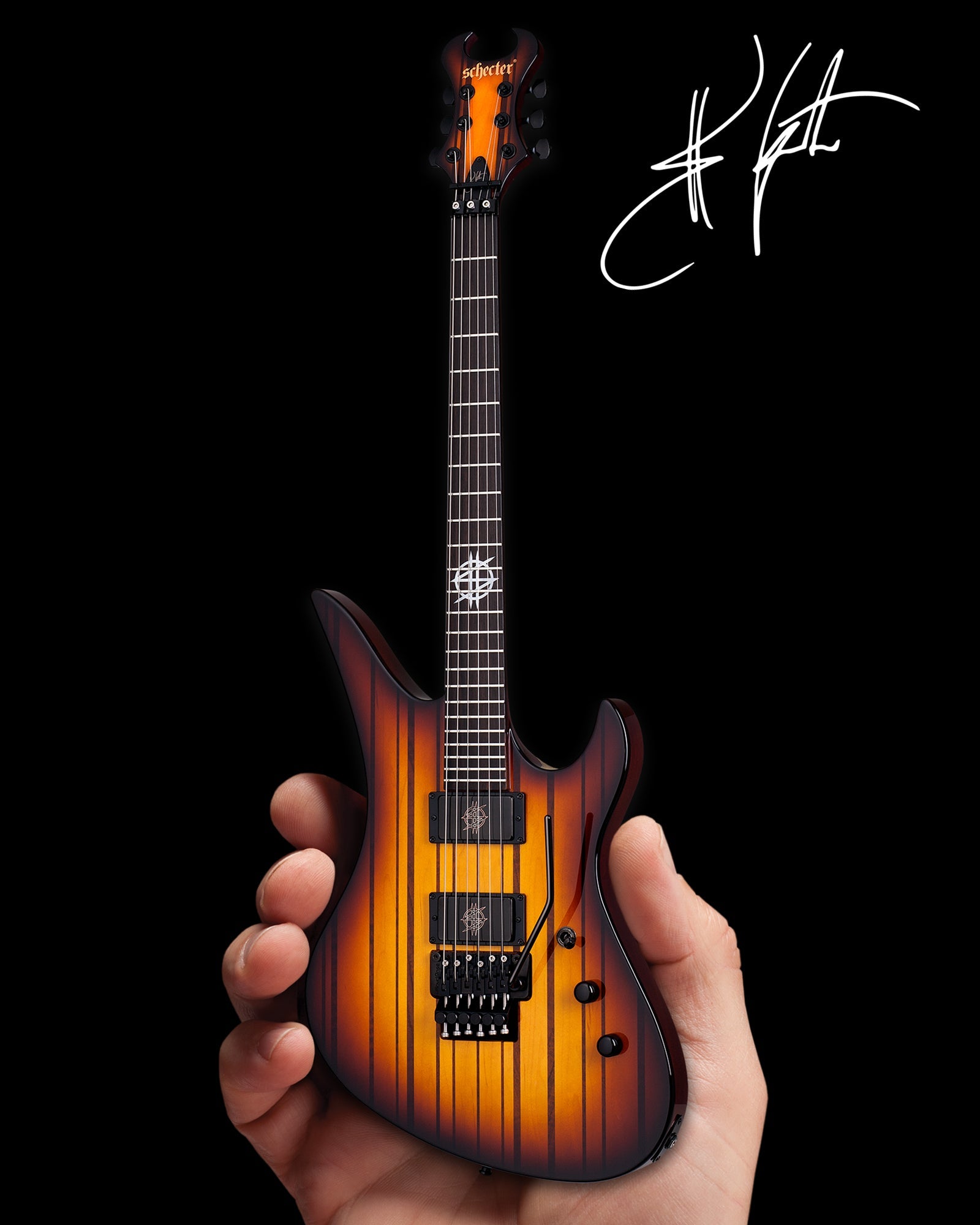 OFFICIALLY LICENSED SYNYSTER GATES FR USA SIGNATURE SCHECTER MINI GUIT