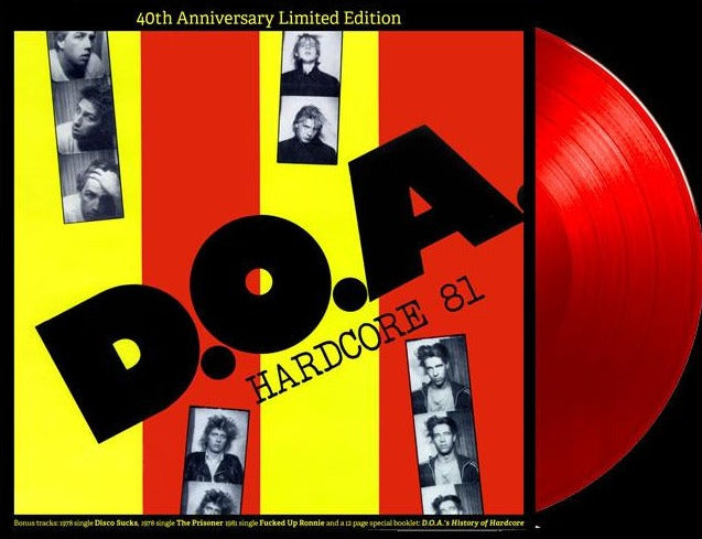 D.O.A. 'HARDCORE 81' COLORED VINYL