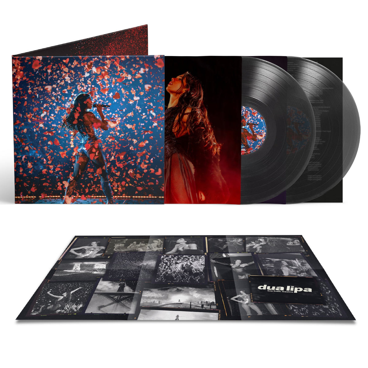 DUA LIPA 'LIVE FROM MEXICO' 2LP (Black Ice Vinyl)