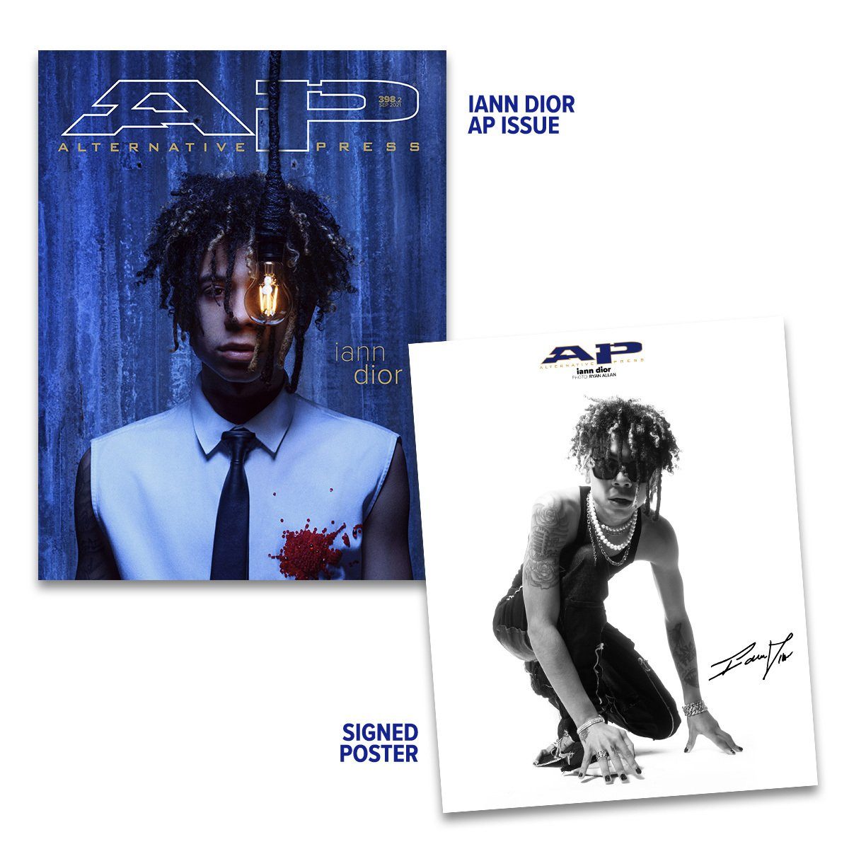 Iann Dior - Alternative Press Magazine Issue 398 - Dior Collection Collection Alternative Press