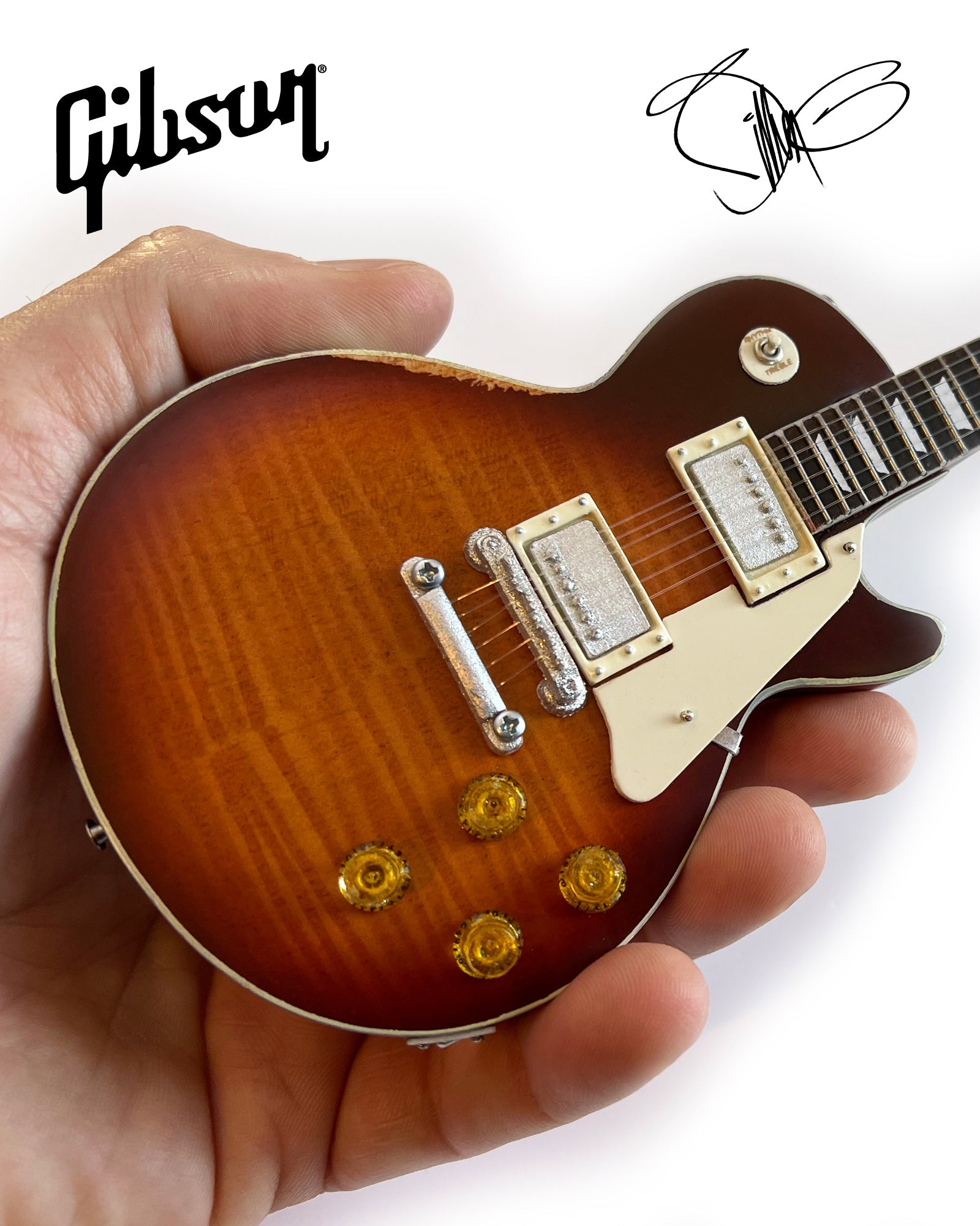 Gibbon ギボン レスポールモデル　ジャパンビンテージ BILLY F GIBBONS OFFICIALLY LICENSED SIGNATURE MINI GUITAR MODEL COLLEC