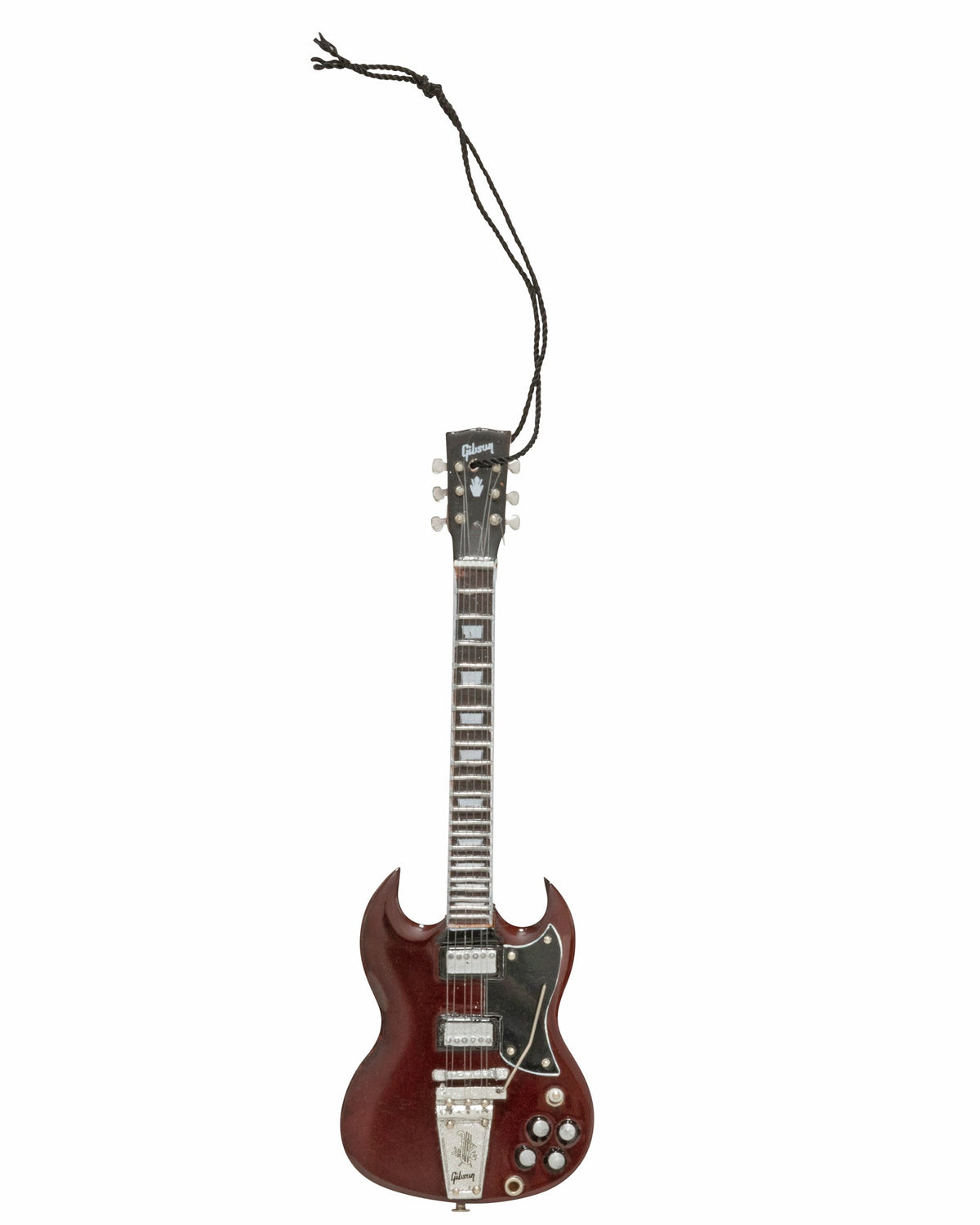 6" GIBSON 1964 SG STANDARD CHERRY GUITAR HOLIDAY ORNAMENT
