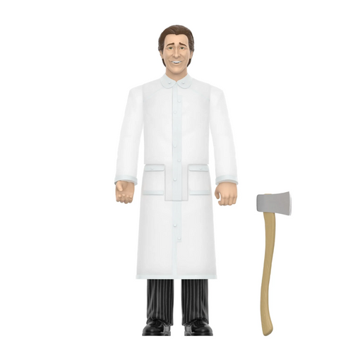 AMERICAN PSYCHO -  PATRICK BATEMAN (RAINCOAT)- REACTION FIGURE WAVE 01