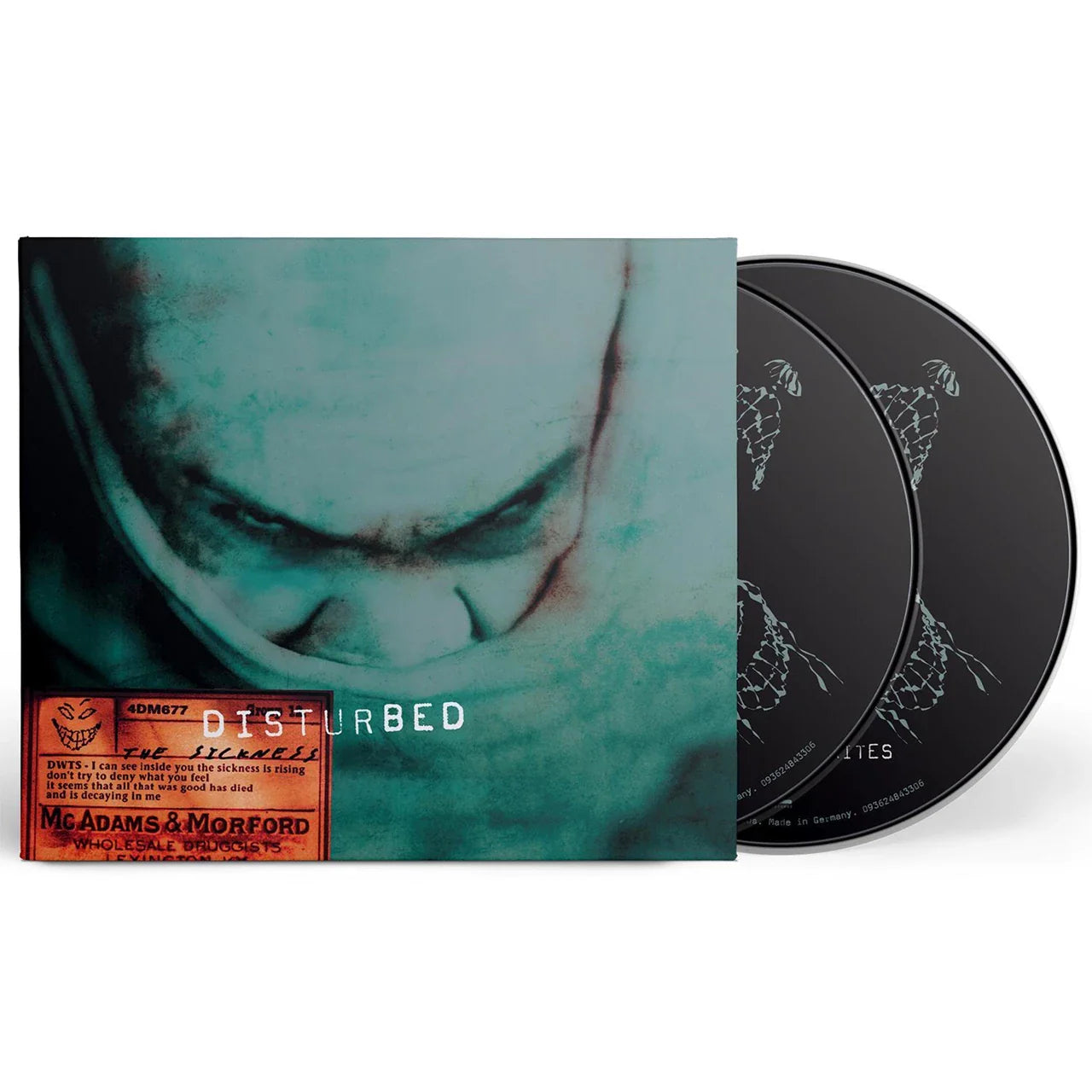 DISTURBED 'THE SICKNESS' 2CD (25th Anniversary Edition)