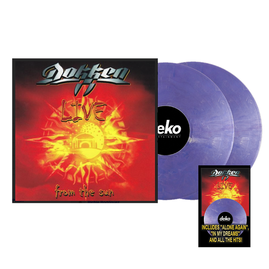 DOKKEN 'LIVE FROM THE SUN' 2LP (Blue Vinyl)