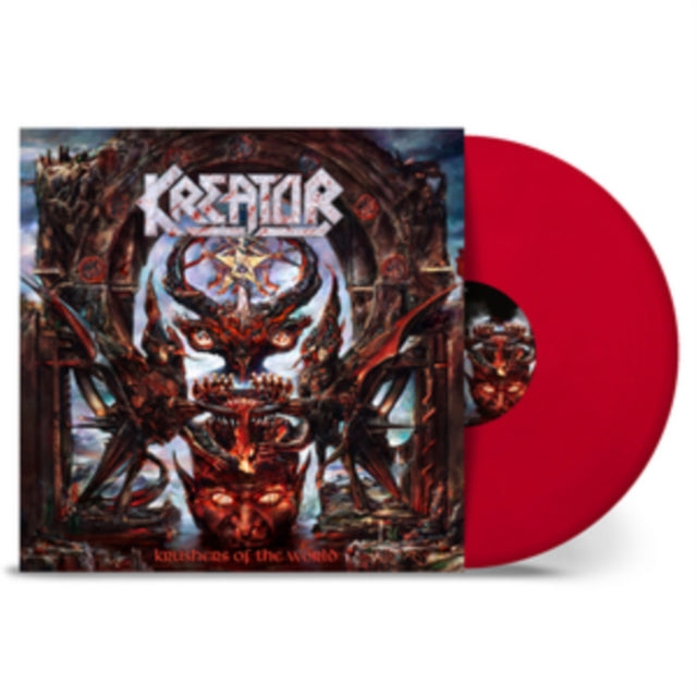 KREATOR 'KRUSHERS OF THE WORLD' LP (Red Vinyl)
