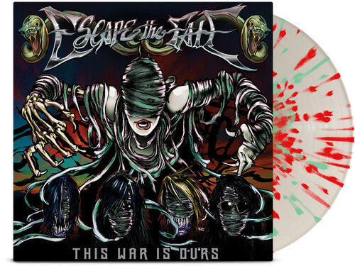 ESCAPE THE FATE 'THIS WAR IS OURS' LP (15th Anniversary Edition, White w/Red & Green Splatter Vinyl)