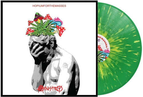 MINISTRY 'HOPIUMFORTHEMASSES' LP (Green & Yellow Splatter Vinyl)