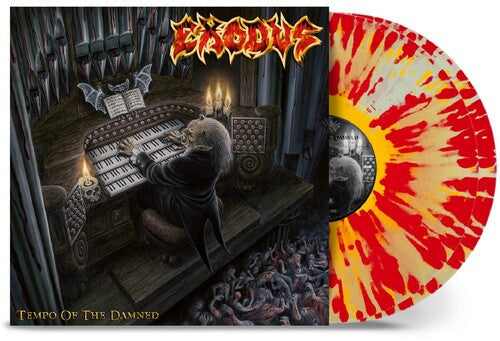 EXODUS 'TEMPO OF THE DAMNED' 2LP (20th Anniversary, Natural Yellow Red Splatter Splatter Vinyl)