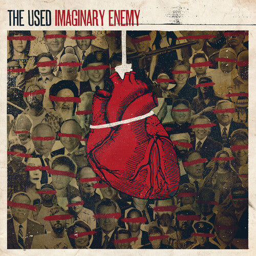 THE USED 'IMAGINARY ENEMY' LP (Orange Black & White Swirl Vinyl)