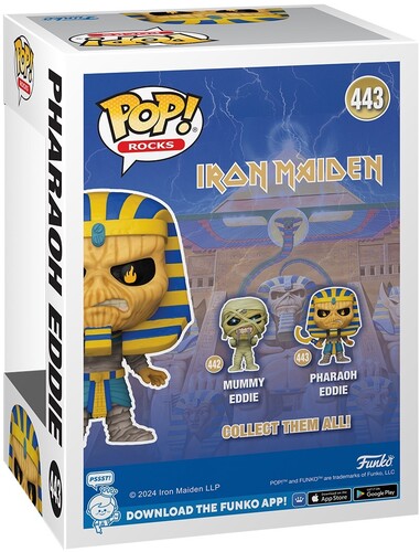 IRON MAIDEN (PHAROAH EDDIE) POWERSLAVE FUNKO POP! ROCKS FIGURE