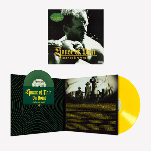 HOUSE OF PAIN 'SAME AS IT EVER WAS' LP + 7" (30th Anniversary, Yellow Vinyl with Green 7" Vinyl)