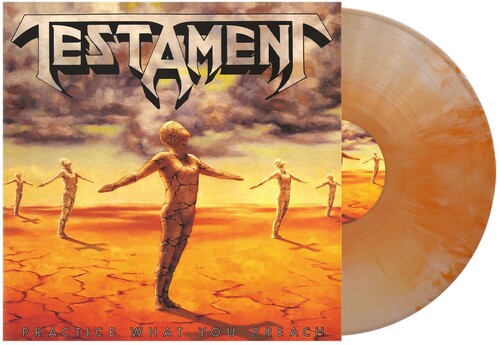 TESTAMENT 'PRACTICE WHAT YOU PREACH' LP (Orange Bone Swirl Vinyl)