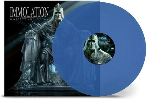 IMMOLATION 'MAJESTY AND DECAY' LP (Transparent Blue Vinyl)