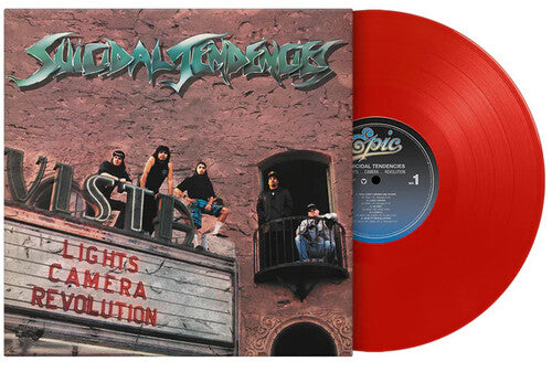 SUICIDAL TENDENCIES 'LIGHTS CAMERA REVOLUTION' LP (Import, Red Vinyl)