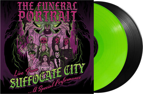THE FUNERAL PORTRAIT 'LIVE FROM SUFFOCATE CITY' 2LP (Lime/Black Vinyl)