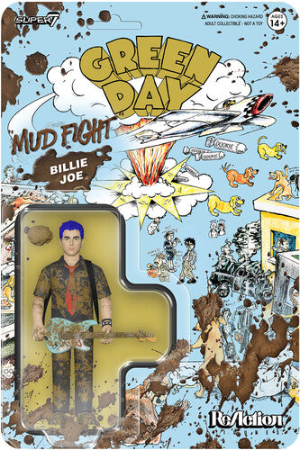 GREEN DAY 'BILLIE JOE ARMSTRONG - MUD FIGHT' REACTION FIGURE (Wave 1)