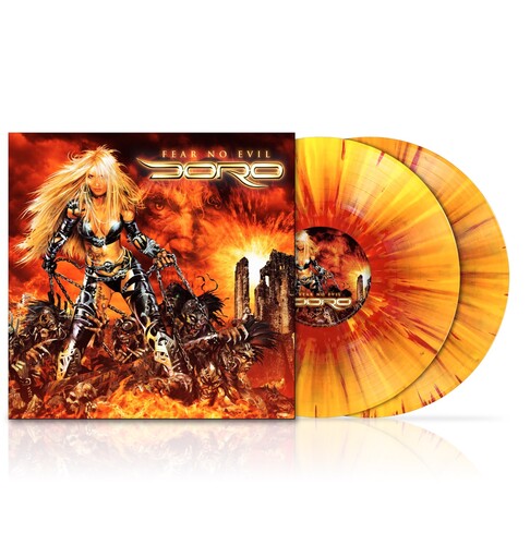 DORO 'FEAR NO EVIL' 2LP (Yellow/Red Opaque Splatter Vinyl)