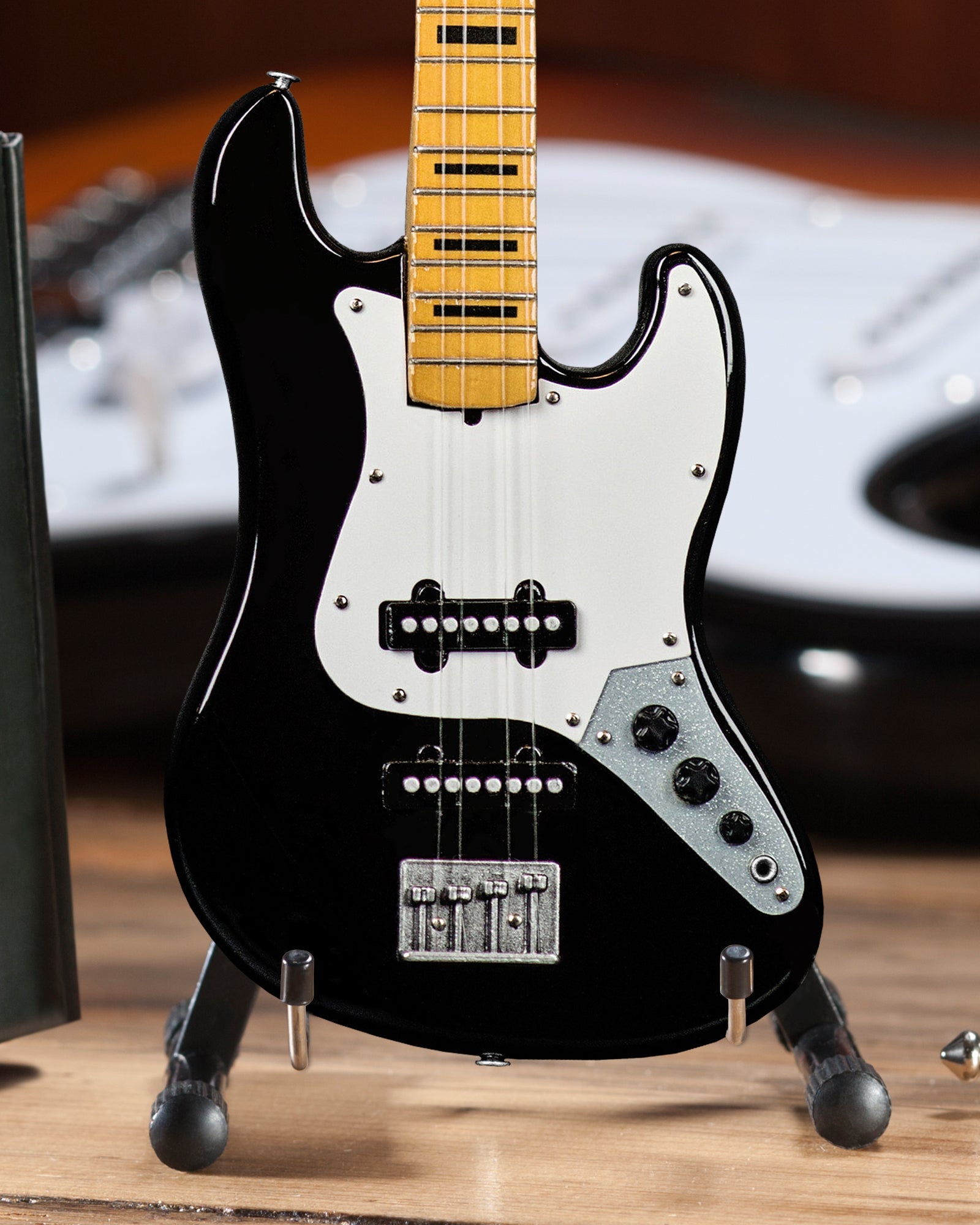 SET OF 2 - GIBSON EDS-1275 DOUBLENECK & JAZZ BASS™ MINIATURE GUITARS