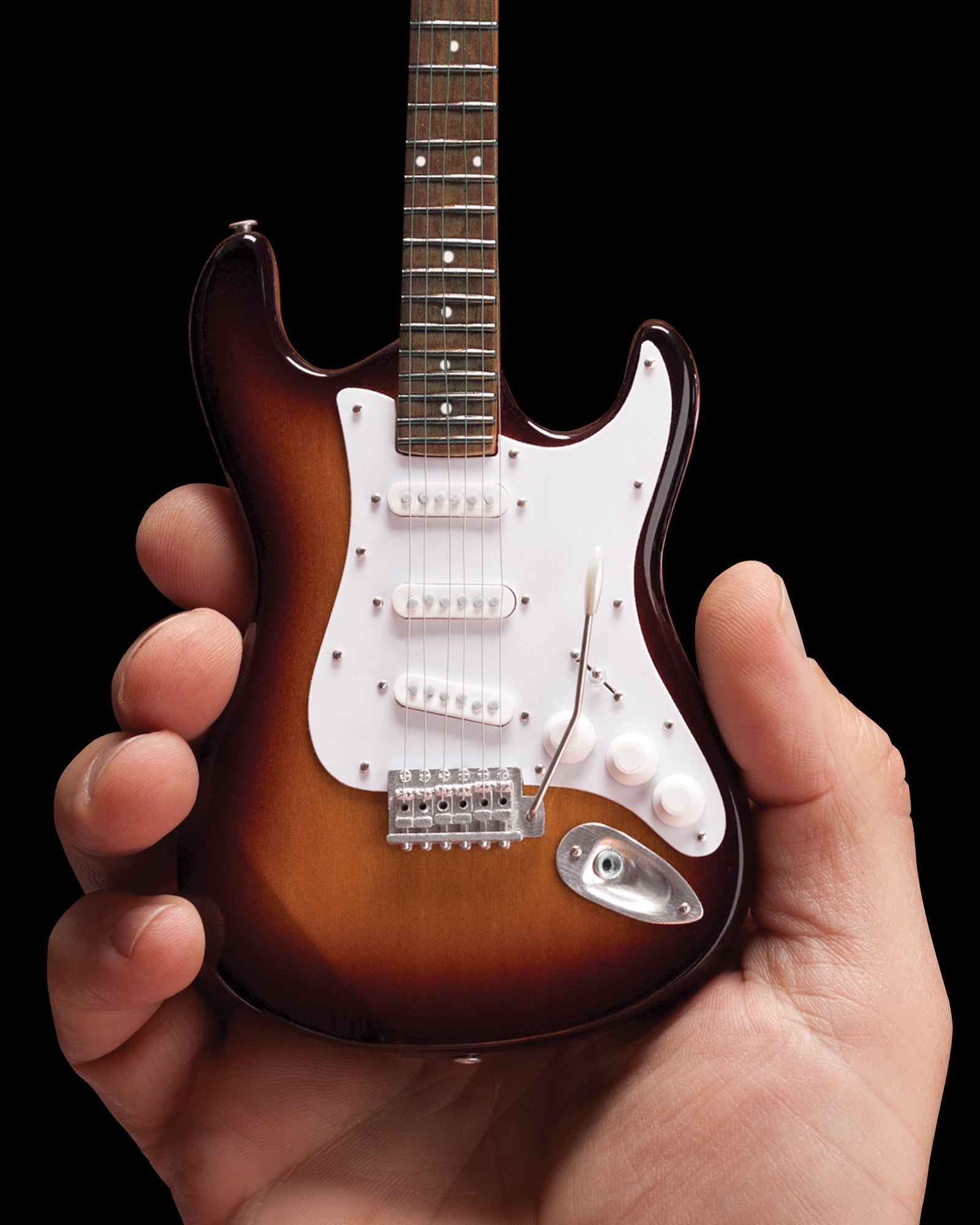 SUNBURST FENDER™ STRAT™ CLASSIC MINIATURE GUITAR REPLICA - OFFICIALLY LICENSED