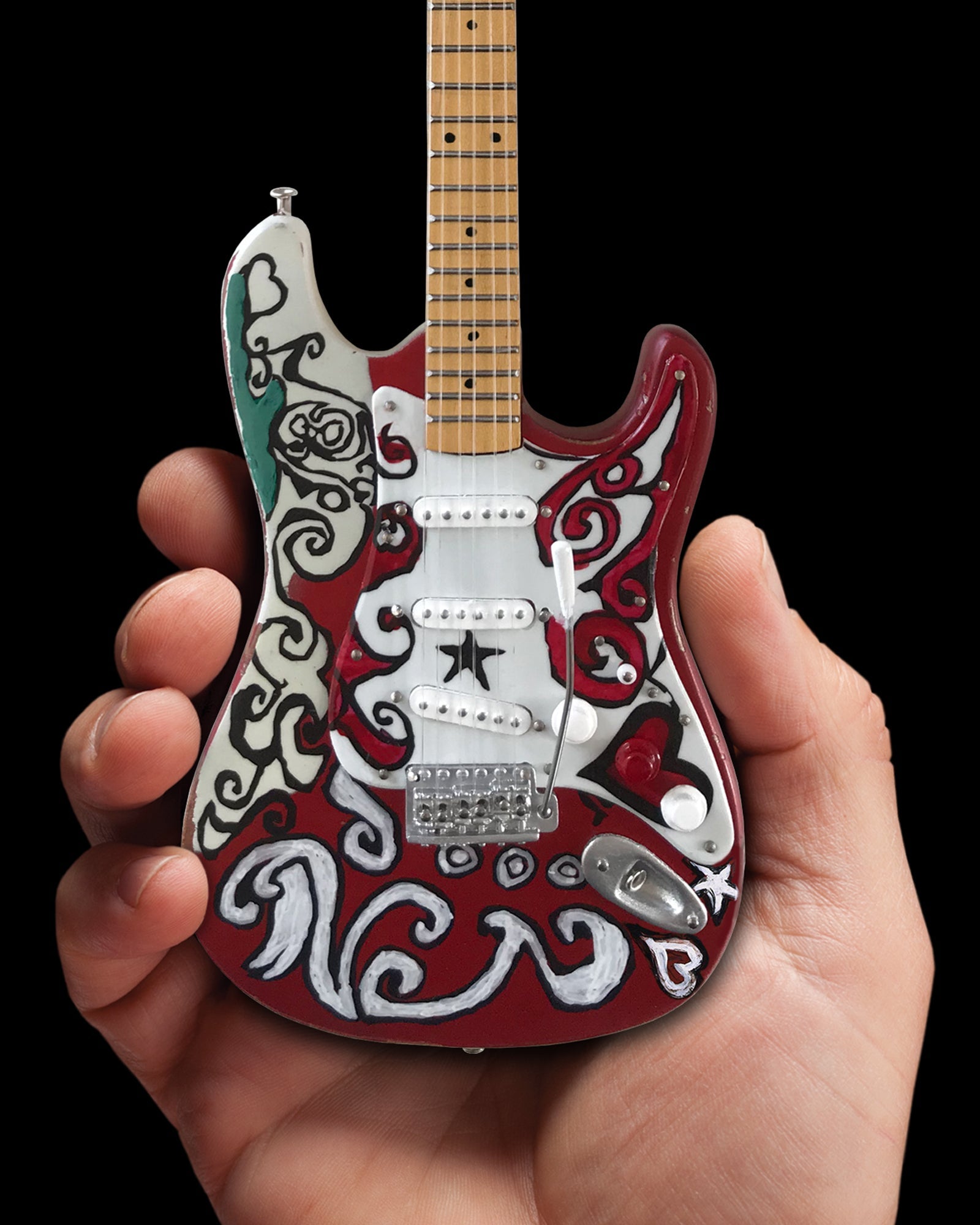 て*つ様 Jimi Hendrix Stratocaster model クリー SET OF 3 SIGNATURE JIMI HENDRIX FENDER™ STRATOCASTER™ MINI GUITARS