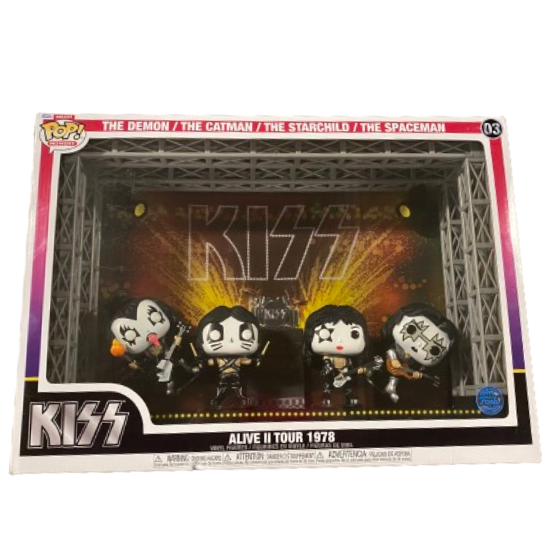 KISS ALIVE II 1978 TOUR FUNKO POP! MOMENT DELUXE VINYL FIGURES (Blemished)