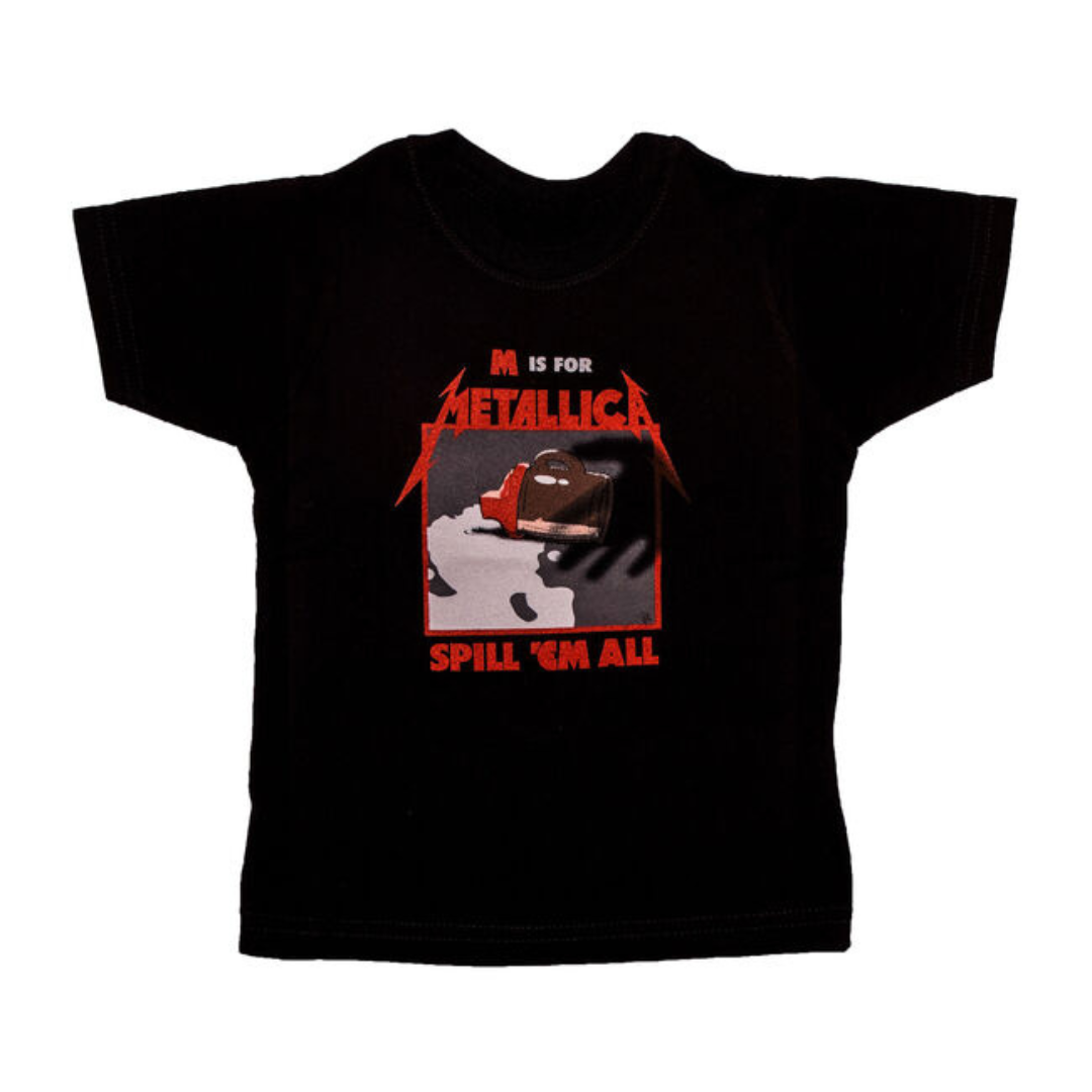 METALLICA 'SPILL 'EM ALL' TODDLER T-SHIRT